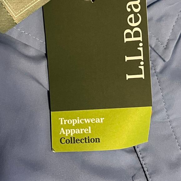 Men's Tropicwear Shirt, Long-Sleeve.  Blue.  NWT  Size XXL - Picture 7 of 7